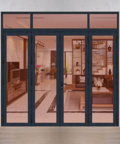 Cửa đi mở quay 4 cánh nhôm xingfa CN001