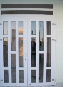 Cửa sắt hộp 2 cánh CS003