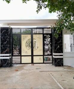 Cửa cổng sắt CNC CC028