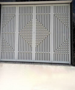 Cửa cổng sắt hộp 30x60 4 cánh CC002