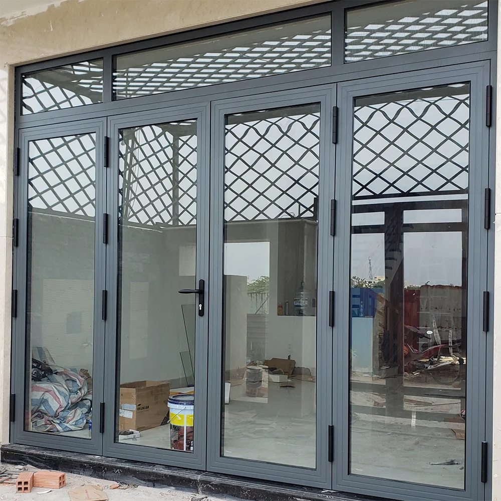 Cửa đi mở quay 4 cánh nhôm xingfa CN001 - Ảnh 4