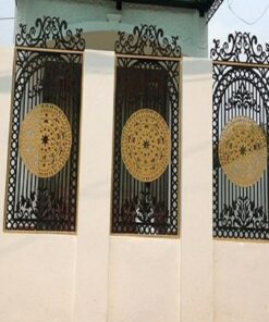 Hàng rào sắt mỹ thuật cắt CNC HR016