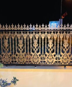 Hàng rào sắt mỹ thuật cắt CNC HR015