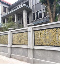 Hàng rào sắt mỹ thuật cắt CNC HR013