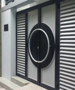 Cửa cổng sắt hộp 40x80 4 cánh CC012