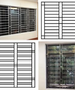 Khung Bảo vệ cửa sổ giản đơn KBV001