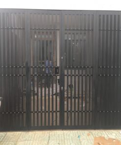 Cửa cổng sắt hộp 40x80 4 cánh CC006