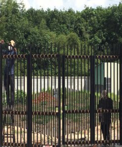 Cửa cổng sắt 4 cánh CC010