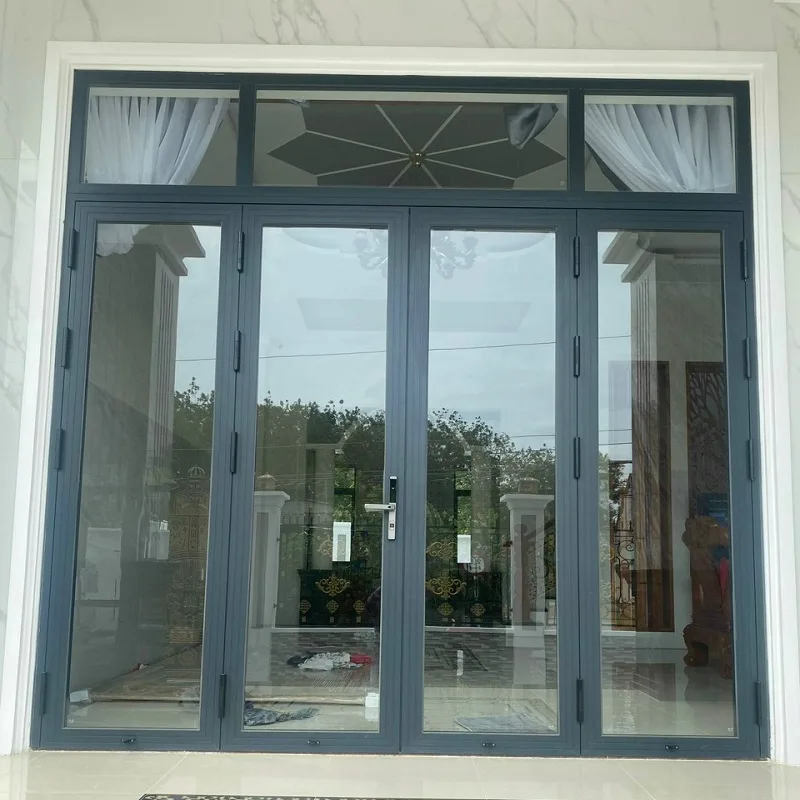 Cửa đi mở quay 4 cánh nhôm xingfa CN001 - Ảnh 2